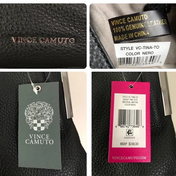 Vince Camuto “Tina” Black tote bag - Picture 14 of 14